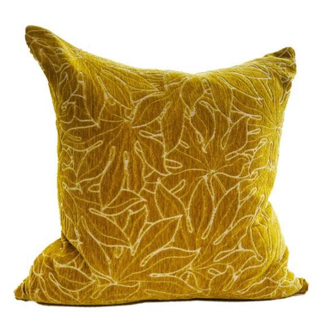 Rental store for Mustard Leaf Embossed Pillow in Calgary AB