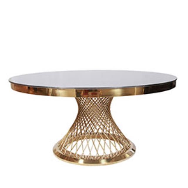 Rental store for Iris Gold Dining Table in Calgary AB