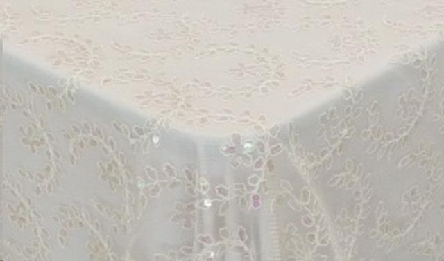 Rental store for WHITE VINE SEQUIN SHEER in Calgary AB
