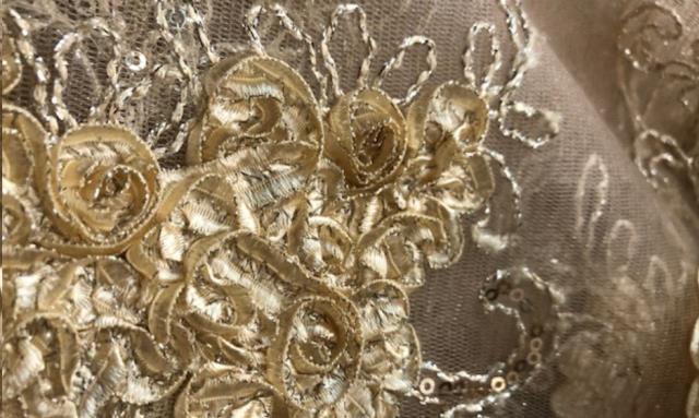 Rental store for CHAMPAGNE ROSE PETAL SHEER in Calgary AB