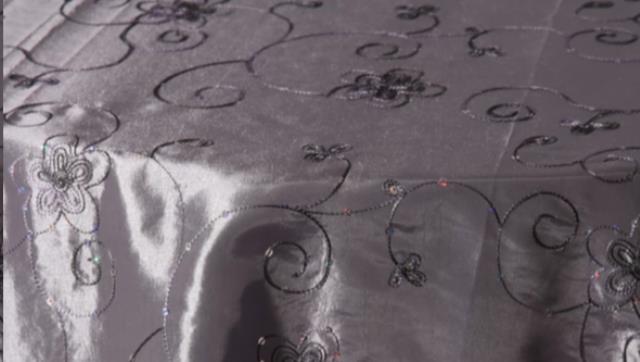 Rental store for CHARCOAL FLORAL SEQUIN in Calgary AB