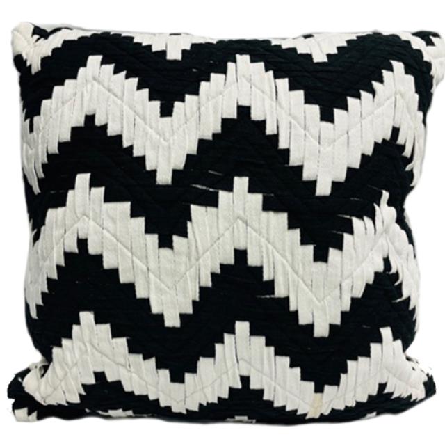 Rental store for Black   White Chevron Canvas Pillow in Calgary AB