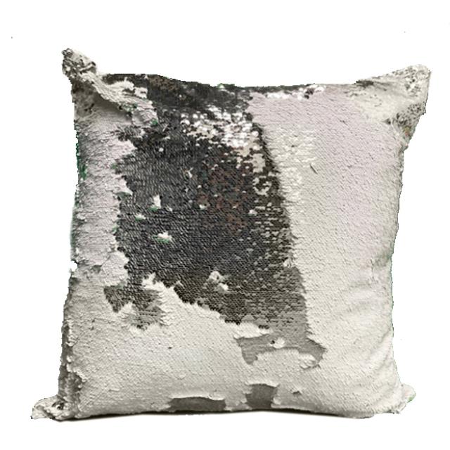 Rental store for White Silver Sequin Pillow in Calgary AB