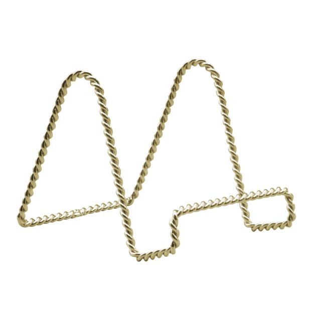 Rental store for Twisted Wire Display Stand Gold in Calgary AB