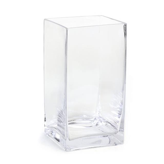 Rental store for Glass Square Vase 6 in Calgary AB