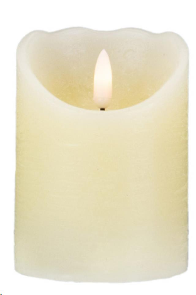 Rental store for Off-White LED Pillar 3.75 in Calgary AB