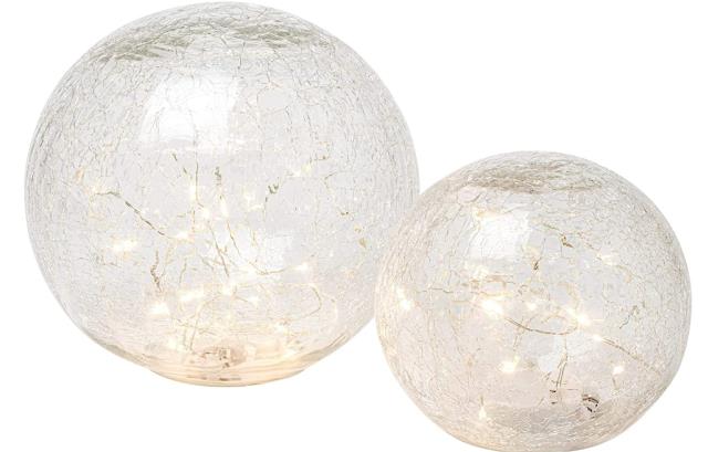 Rental store for LED Crackle Glass Sphere 8 in Calgary AB