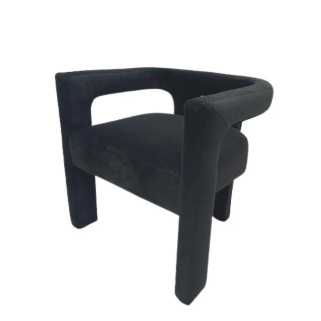 Rental store for H-Black Velvet Side Chair in Calgary AB