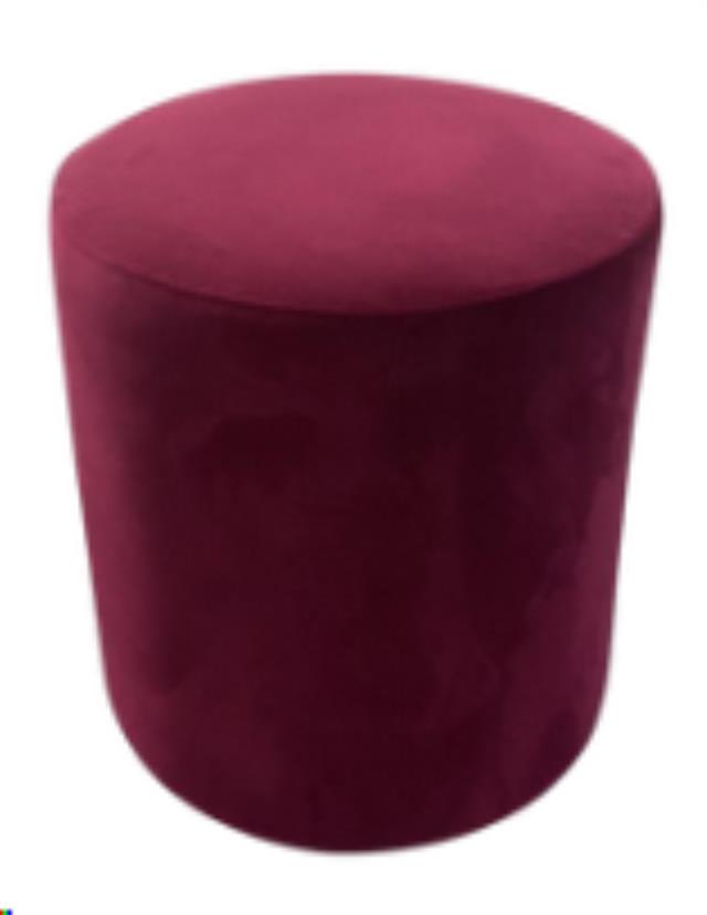 Rental store for Classic Merlot Velvet Ottoman in Calgary AB