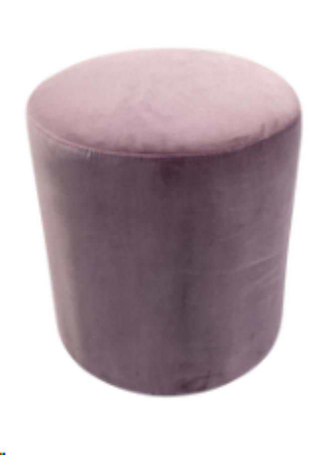 Rental store for Classic Mauve Velvet Ottoman in Calgary AB
