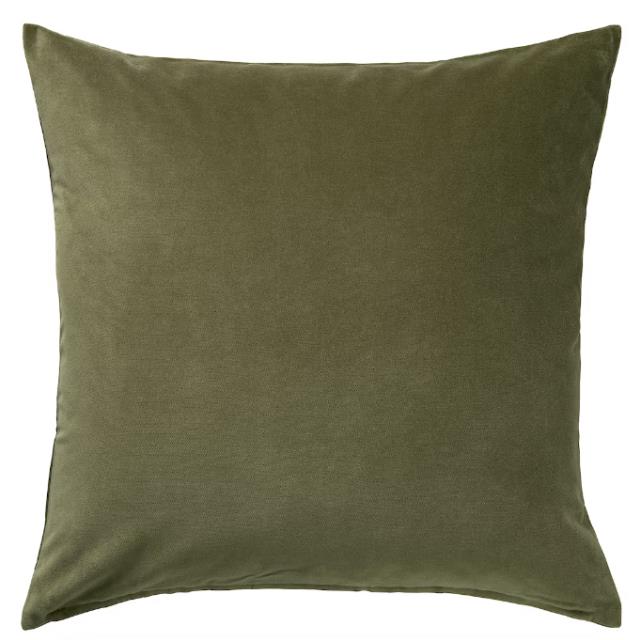 Rental store for Olive Green Velvet Pillow in Calgary AB