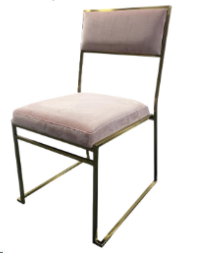 Rental store for Preston Dining Chair Pink Cushion in Calgary AB
