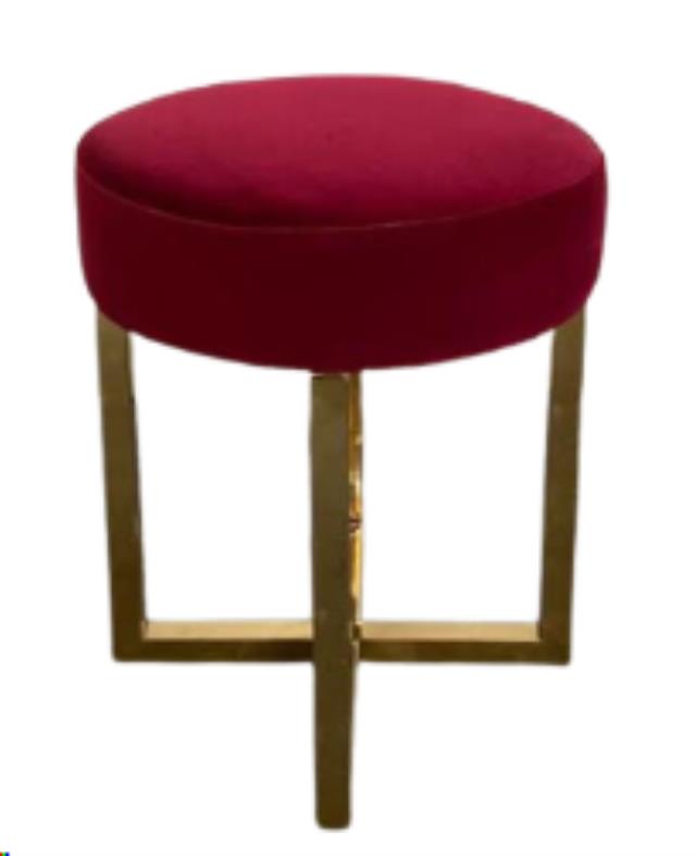 Rental store for OZ Merlot Velvet Ottoman in Calgary AB