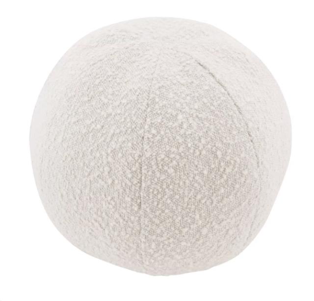 Rental store for Boucle White Ball Pillow in Calgary AB