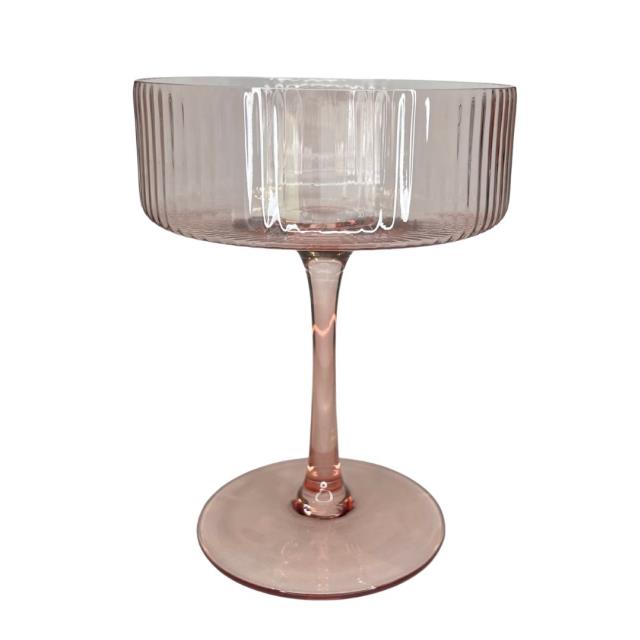 Rental store for Ribbed Blossom Coupe Glass in Calgary AB