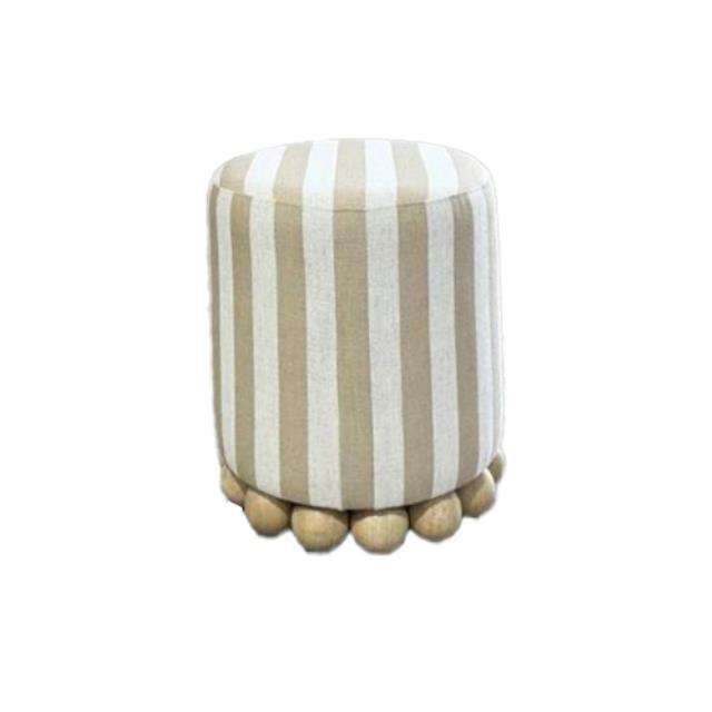 Rental store for Shea Pinstripe Ottoman in Calgary AB