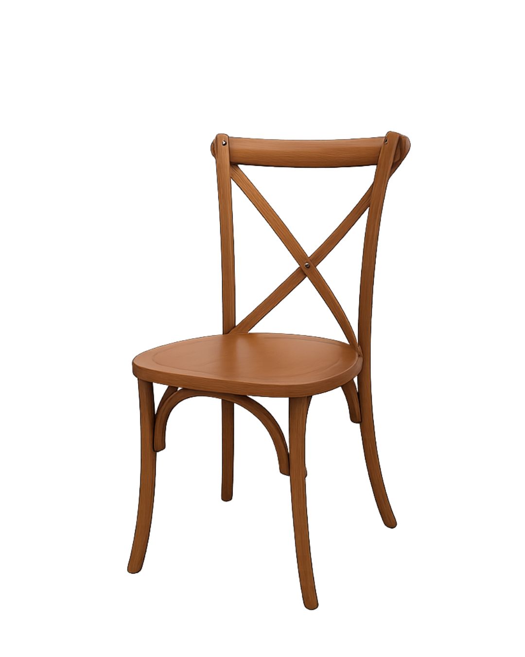 Rental store for Cross Back Chair Honey Brown in Calgary AB