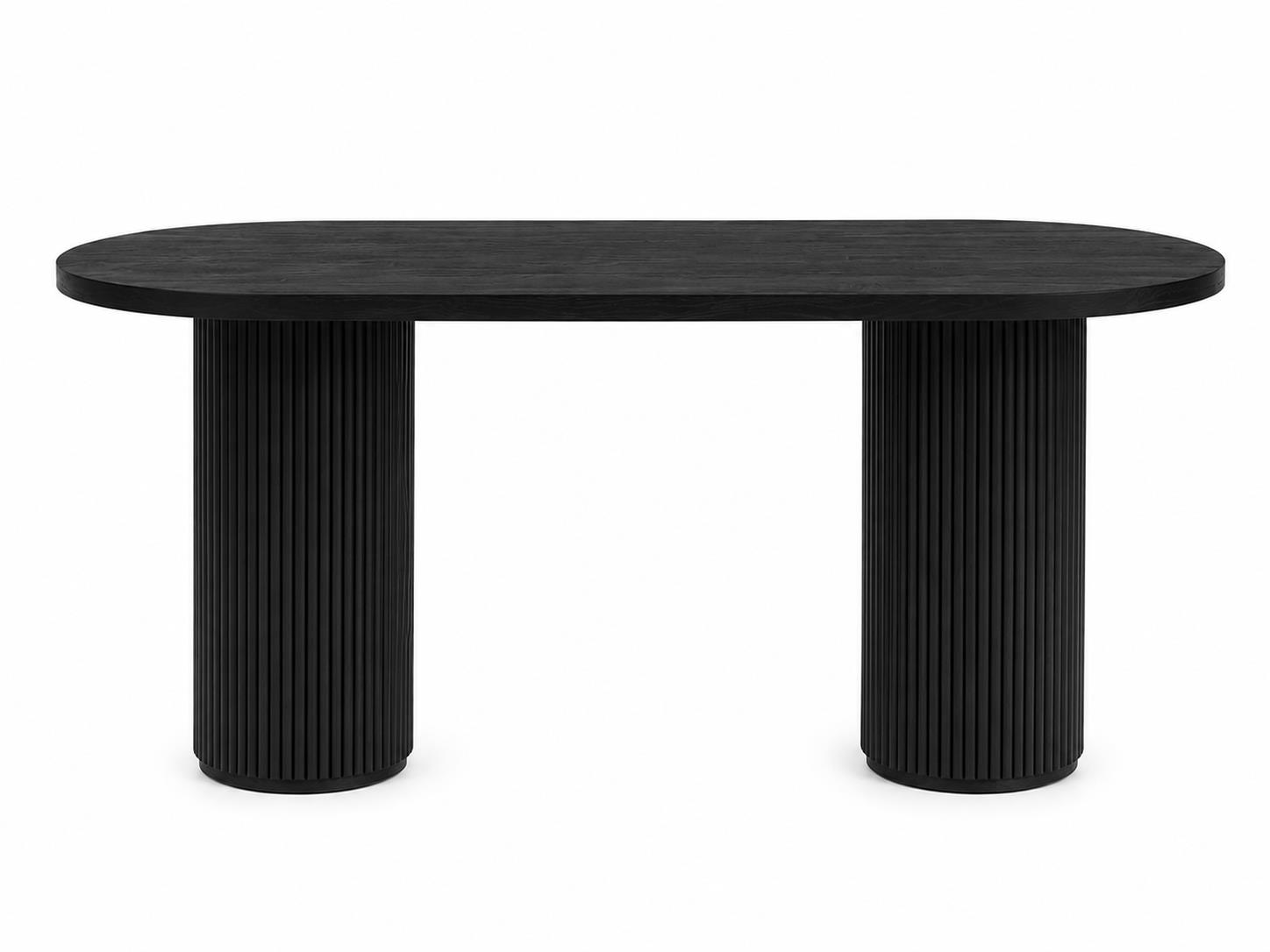 Rental store for Connor Oval Black Communal Table in Calgary AB