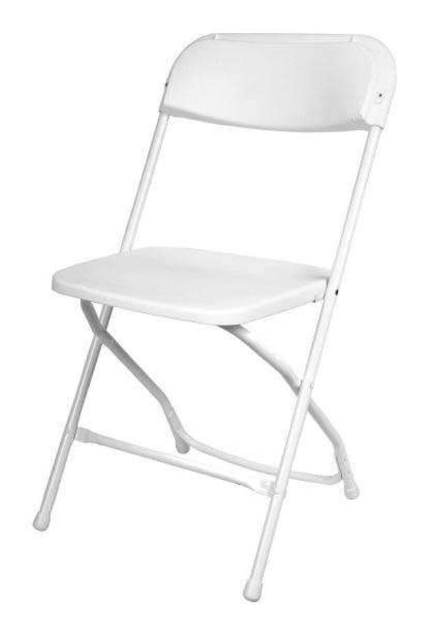 Rental store for Chair Folding White in Calgary AB