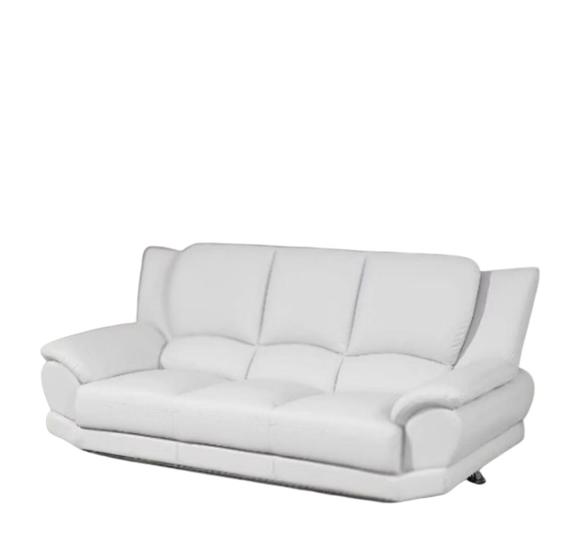 Rental store for Chair Leather Sofa White in Calgary AB
