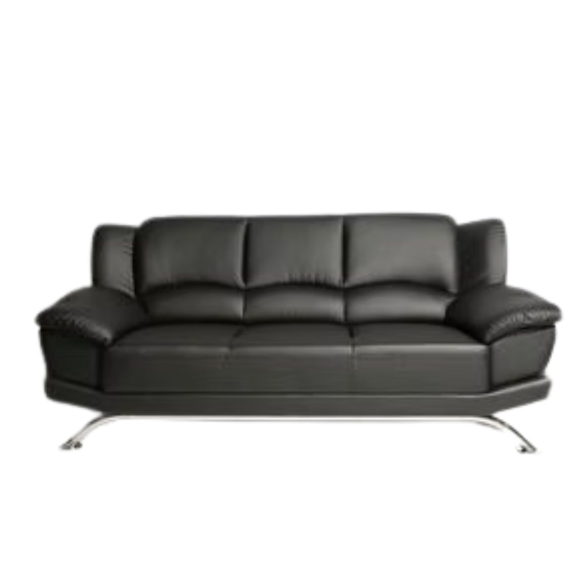 Rental store for Chair Leather Sofa Black in Calgary AB
