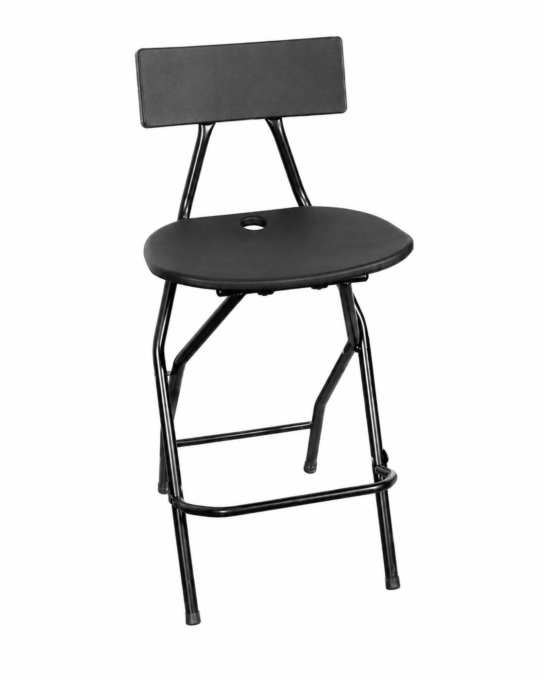 Rental store for Bar Stool Folding Black in Calgary AB