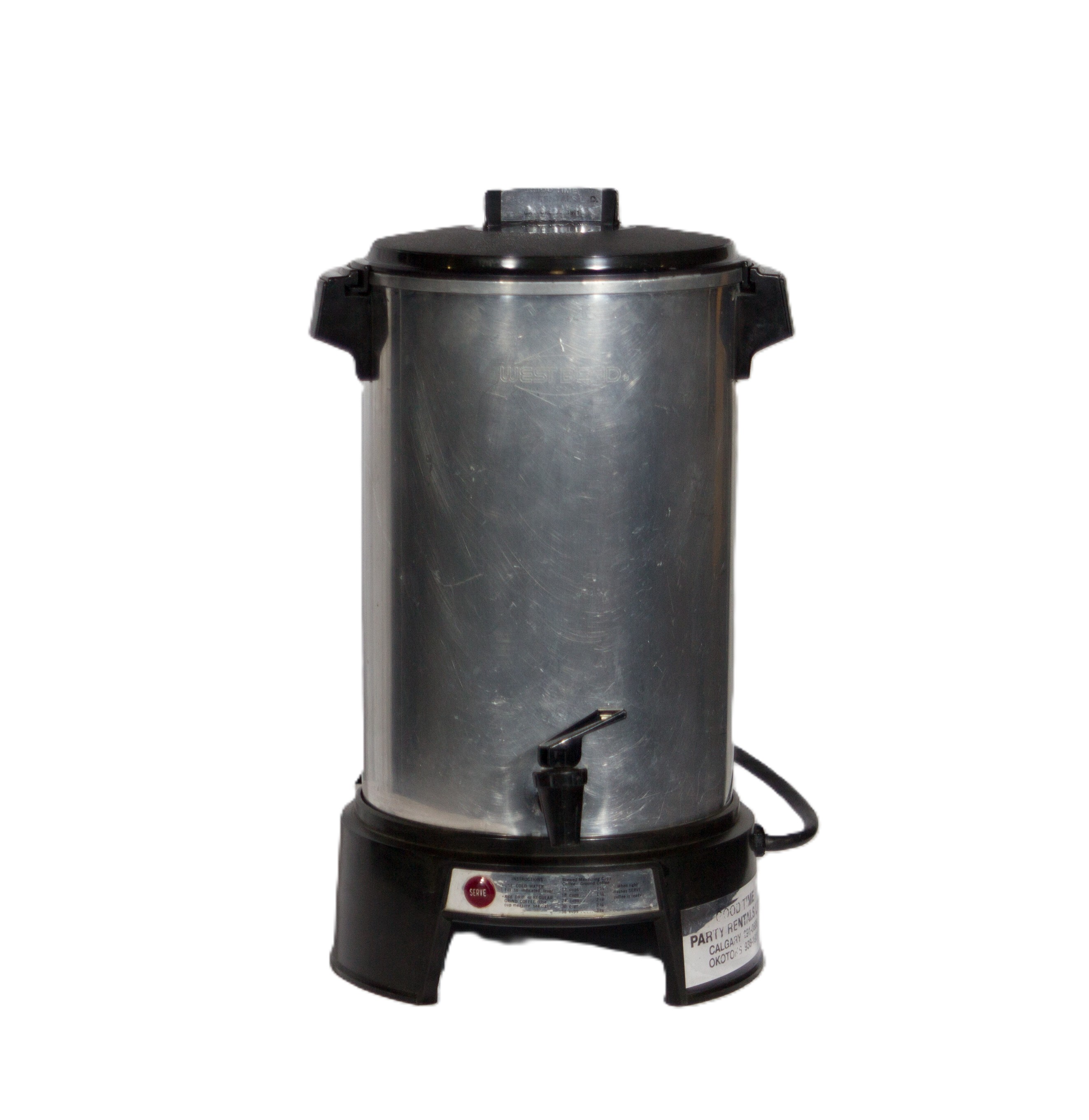 Rental store for Coffee Urn 30 Cup in Calgary AB